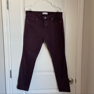Purple Loft pants Size 28